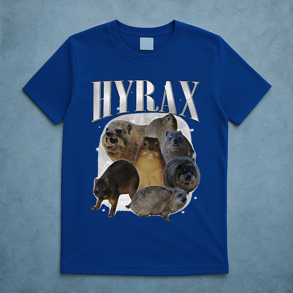 Hyrax Oddly Specific Meme Animal For Family T-Shirt