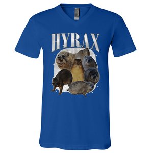 Hyrax Oddly Specific Meme Animal For Family V-Neck T-Shirt