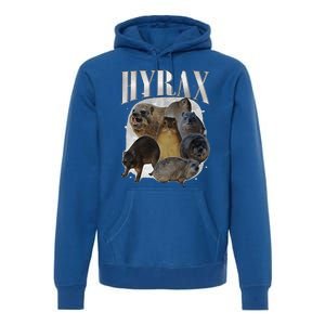 Hyrax Oddly Specific Meme Animal For Family Premium Hoodie