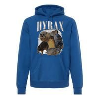 Hyrax Oddly Specific Meme Animal For Family Premium Hoodie