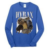 Hyrax Oddly Specific Meme Animal For Family Tall Long Sleeve T-Shirt