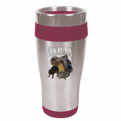 Hyrax Oddly Specific Meme Animal For Family 16oz Travel Tumbler