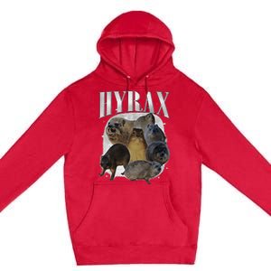 Hyrax Oddly Specific Meme Animal For Family Premium Pullover Hoodie