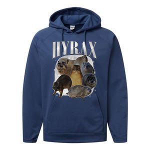 Hyrax Oddly Specific Meme Animal For Family Performance Fleece Hoodie