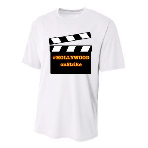 Hollywood On Strike Sag Aftra On Strike WGA Protest Background Actor On Strike Performance Sprint T-Shirt