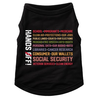 Hands Off Social Security Protest Resist Save Democracy Doggie Tank