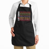 Hands Off Social Security Protest Resist Save Democracy Apron