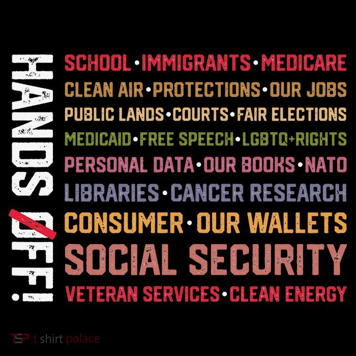 Hands Off Social Security Protest Resist Save Democracy Sustainable Bucket Hat