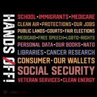 Hands Off Social Security Protest Resist Save Democracy Tank Top