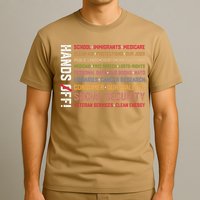 Hands Off Social Security Protest Resist Save Democracy T-Shirt