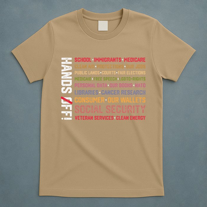 Hands Off Social Security Protest Resist Save Democracy T-Shirt