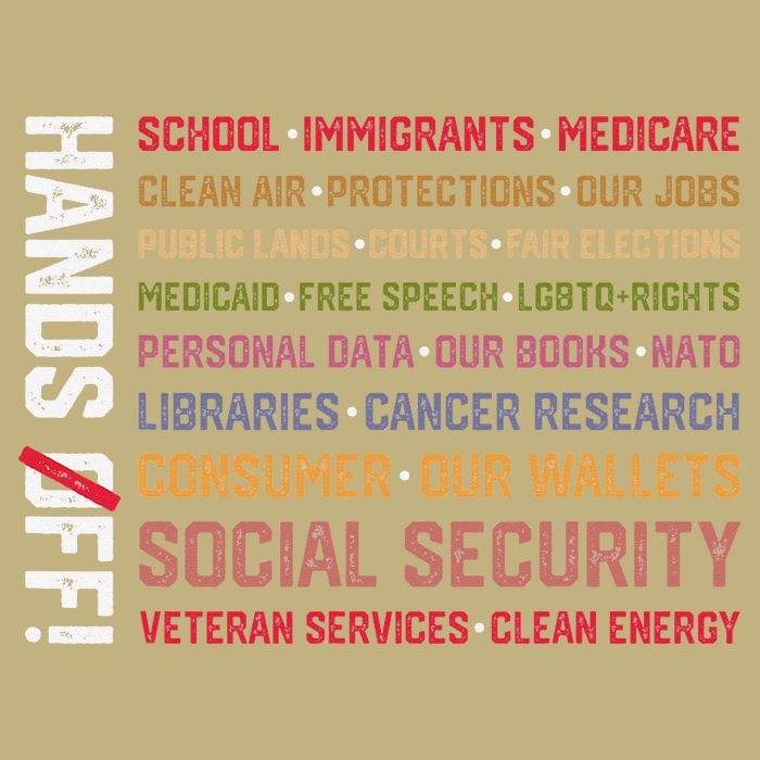 Hands Off Social Security Protest Resist Save Democracy T-Shirt