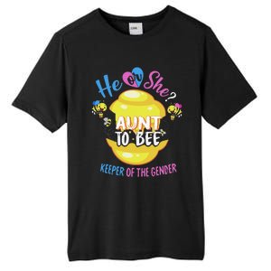 He or She Aunt To Bee Keeper of The Gender Reveal Tall Fusion ChromaSoft Performance T-Shirt