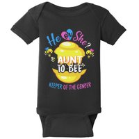 He or She Aunt To Bee Keeper of The Gender Reveal Baby Bodysuit