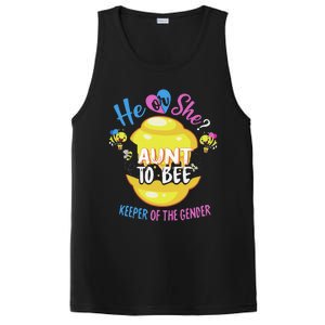 He or She Aunt To Bee Keeper of The Gender Reveal PosiCharge Competitor Tank