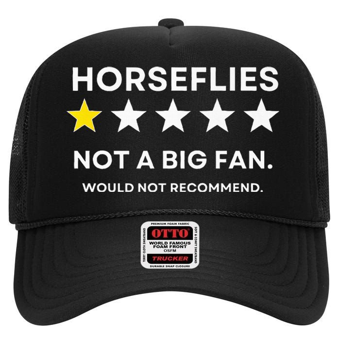 Horseflies One Star Did Not Enjoy WouldnT Recommend High Crown Mesh Back Trucker Hat