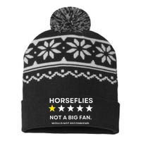 Horseflies One Star Did Not Enjoy WouldnT Recommend USA-Made Snowflake Beanie