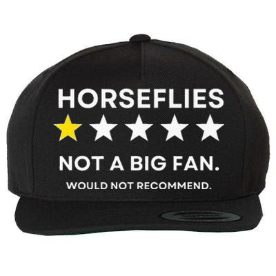 Horseflies One Star Did Not Enjoy WouldnT Recommend Wool Snapback Cap