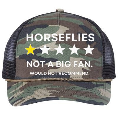 Horseflies One Star Did Not Enjoy WouldnT Recommend Retro Rope Trucker Hat Cap