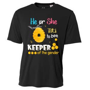 He or She Titi To Bee Keeper of The Gender Reveal Cooling Performance Crew T-Shirt