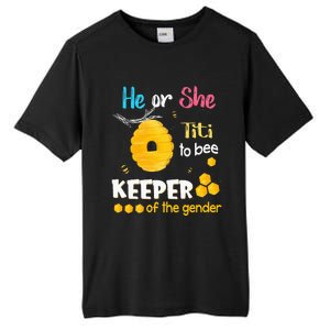 He or She Titi To Bee Keeper of The Gender Reveal Tall Fusion ChromaSoft Performance T-Shirt