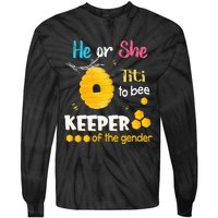 He or She Titi To Bee Keeper of The Gender Reveal Tie-Dye Long Sleeve Shirt