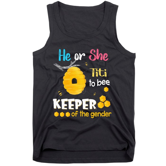 He or She Titi To Bee Keeper of The Gender Reveal Tank Top