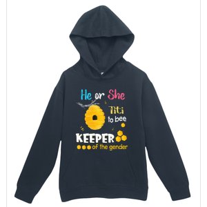 He or She Titi To Bee Keeper of The Gender Reveal Urban Pullover Hoodie