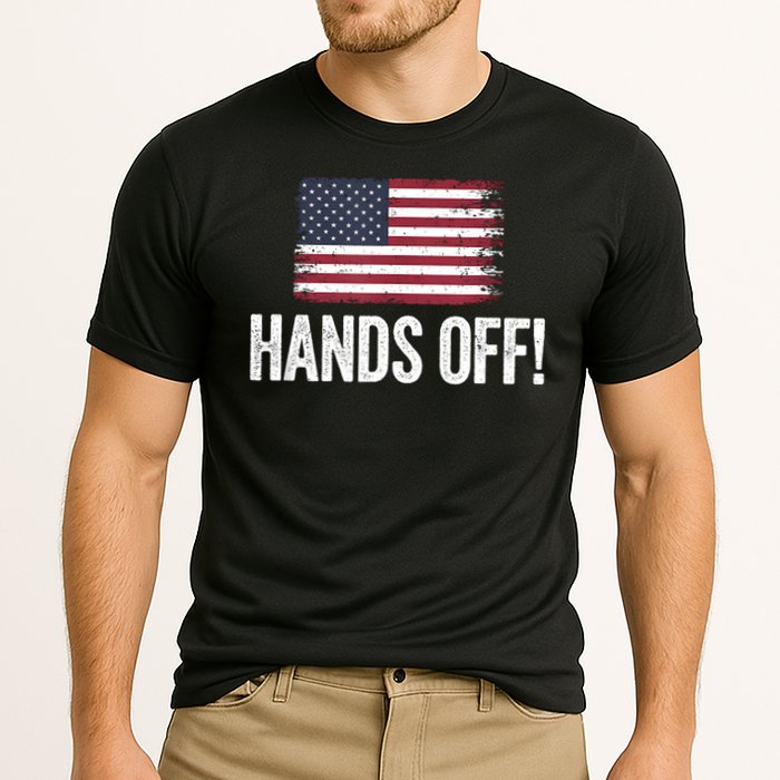 Hands Off Social Security And Medicare Protest Cooling Performance Crew T-Shirt