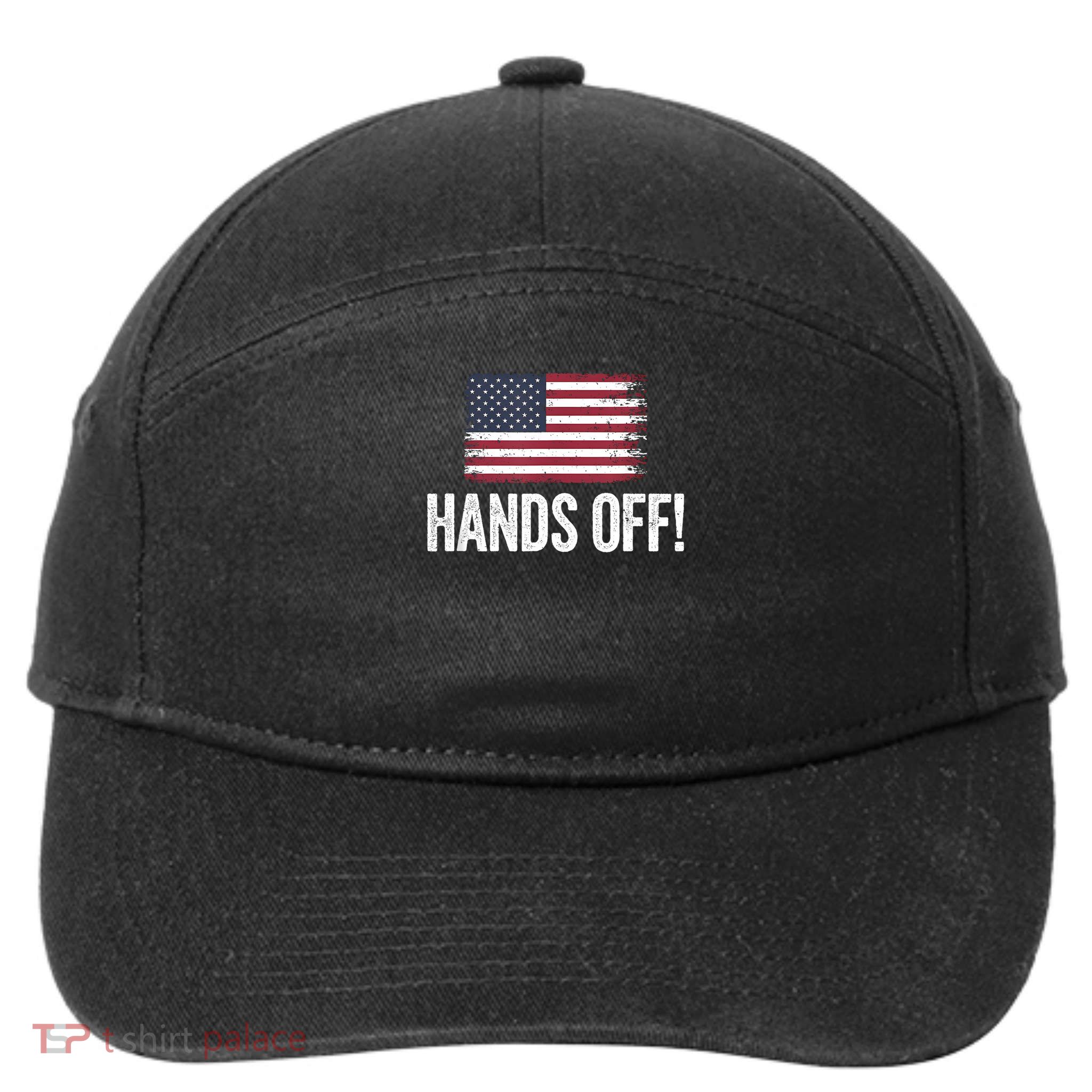 Hands Off Social Security And Medicare Protest 7-Panel Snapback Hat
