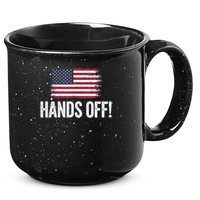 Hands Off Social Security And Medicare Protest 15oz Campfire Ceramic Mug