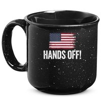 Hands Off Social Security And Medicare Protest 15oz Campfire Ceramic Mug