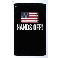Hands Off Social Security And Medicare Protest Golf Towel