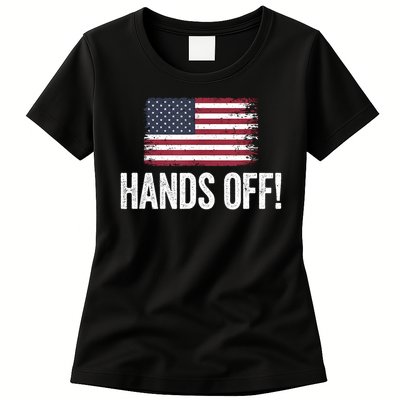 Hands Off Social Security And Medicare Protest Womens T-Shirt