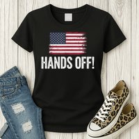 Hands Off Social Security And Medicare Protest Womens T-Shirt