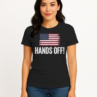 Hands Off Social Security And Medicare Protest Womens T-Shirt