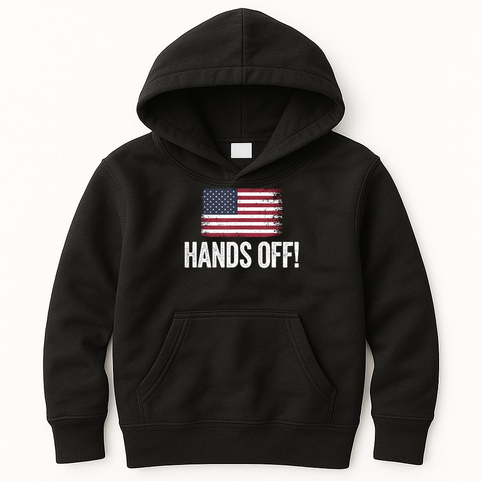 Hands Off Social Security And Medicare Protest Kids Hoodie