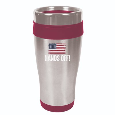 Hands Off Social Security And Medicare Protest 16oz Travel Tumbler