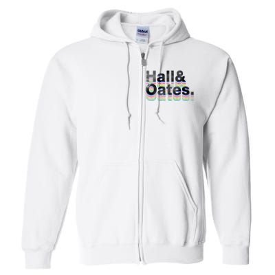 Hall & Oates Simple Full Zip Hoodie