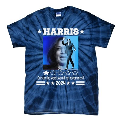 Harris One Star The Worst Would Not Recommend. Humorous Tie-Dye T-Shirt