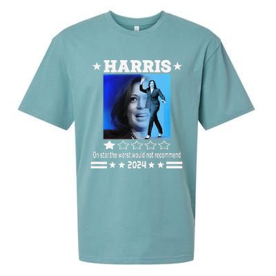 Harris One Star The Worst Would Not Recommend. Humorous Sueded Cloud Jersey T-Shirt