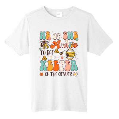 He Or She Auntie To Bee Keeper Of The Gender Reveal Tall Fusion ChromaSoft Performance T-Shirt