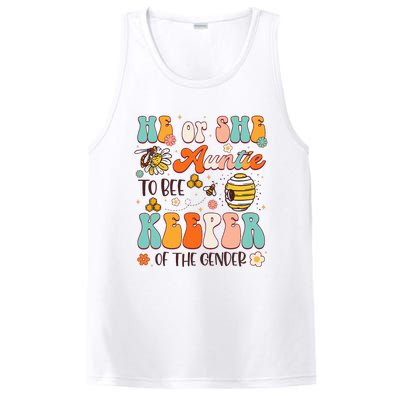 He Or She Auntie To Bee Keeper Of The Gender Reveal PosiCharge Competitor Tank