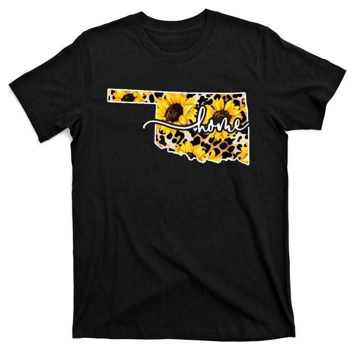 Home Oklahoma Sunflower Gift T-Shirt