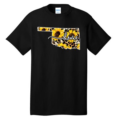 Home Oklahoma Sunflower Gift Tall T-Shirt