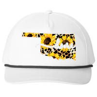 Home Oklahoma Sunflower Gift Snapback Five-Panel Rope Hat