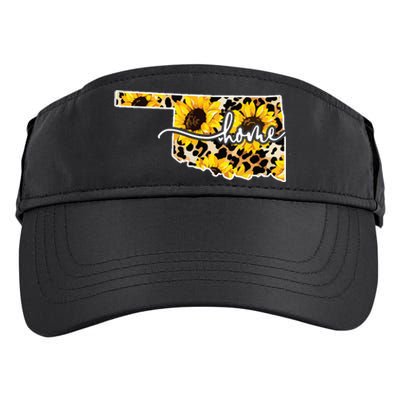 Home Oklahoma Sunflower Gift Adult Drive Performance Visor