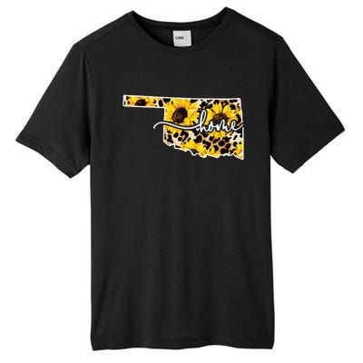 Home Oklahoma Sunflower Gift Tall Fusion ChromaSoft Performance T-Shirt