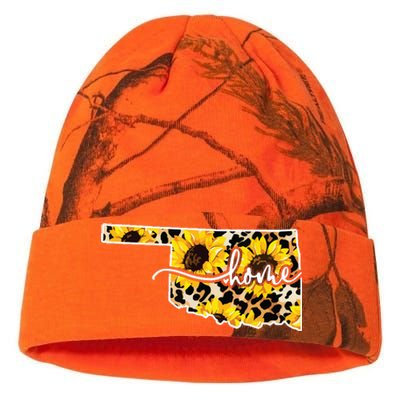 Home Oklahoma Sunflower Gift Kati Licensed 12" Camo Beanie