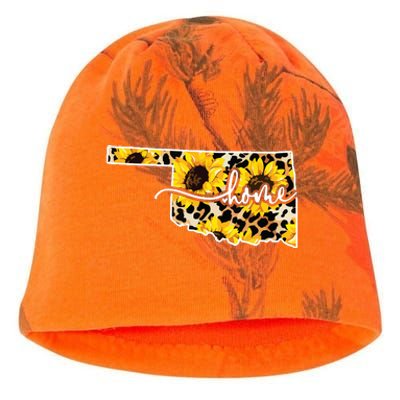 Home Oklahoma Sunflower Gift Kati - Camo Knit Beanie